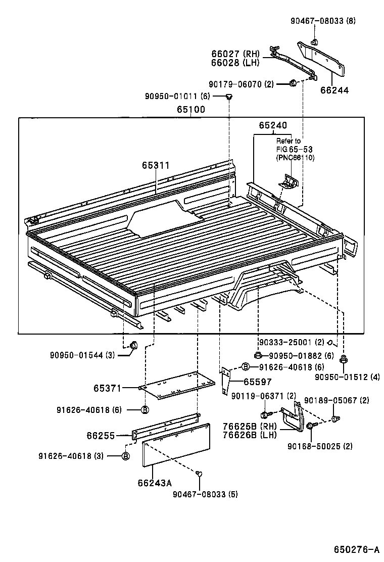 65100-27150 FLOOR ASSY, REAR BODY product image