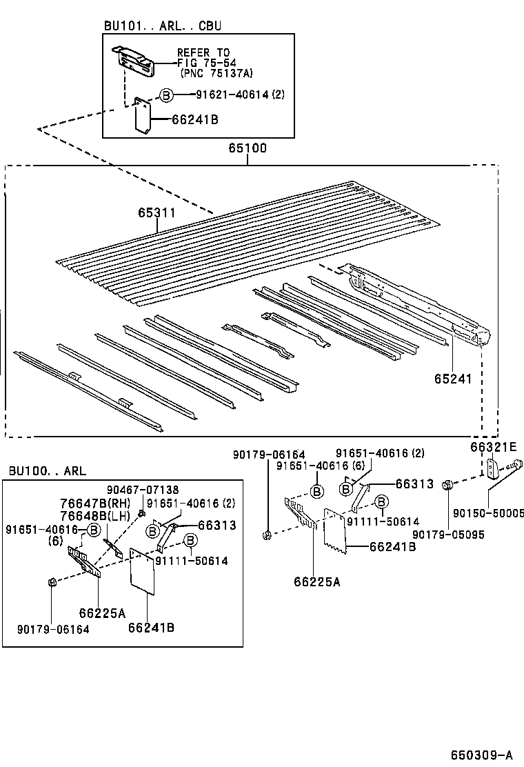 65100-37080 FLOOR ASSY, REAR BODY product image