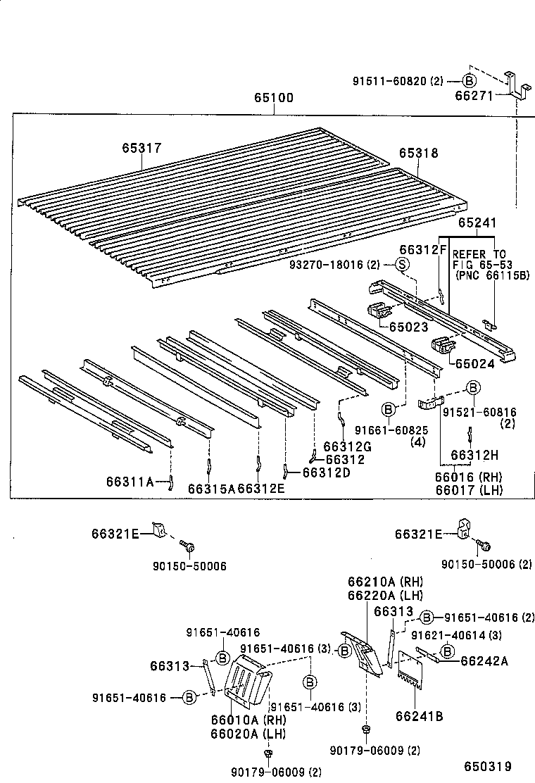 65100-25610 FLOOR ASSY, REAR BODY product image
