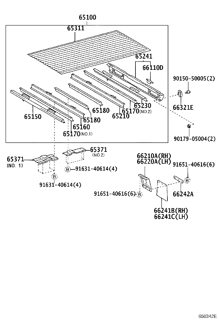 65100-2E191 FLOOR ASSY, REAR BODY product image