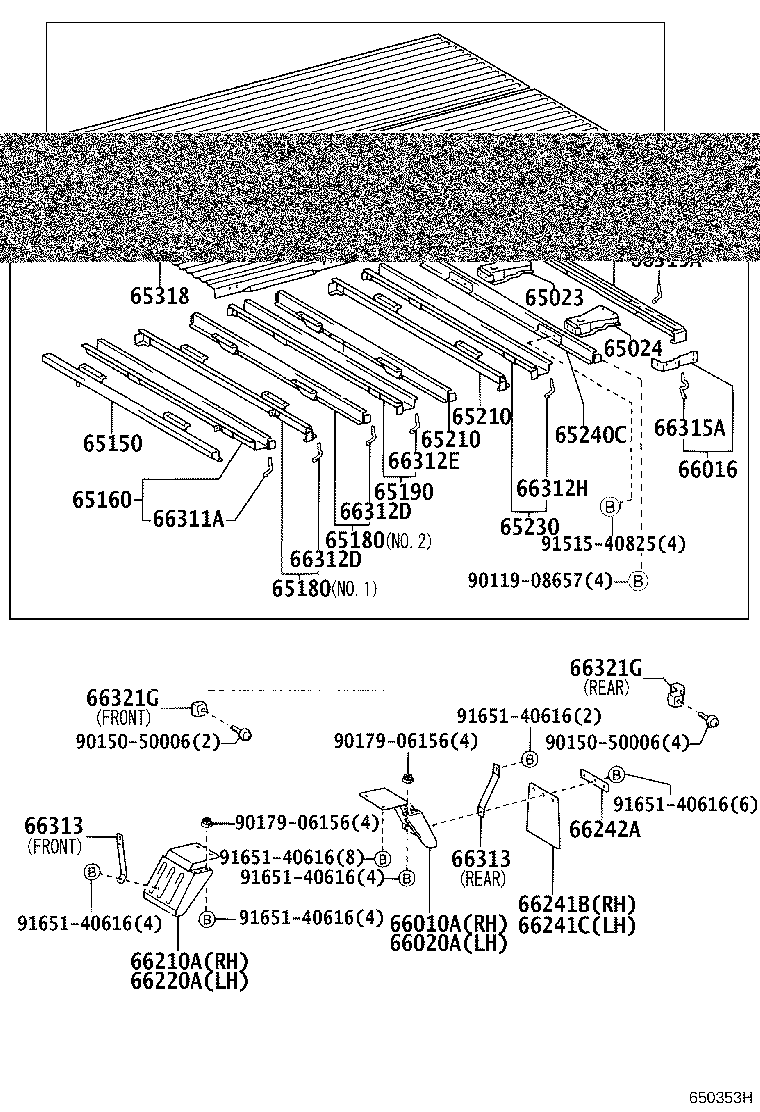 65100-25B50 FLOOR ASSY, REAR BODY product image