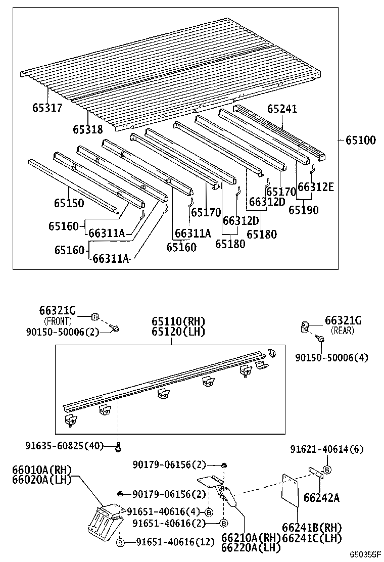 65100-25B50 FLOOR ASSY, REAR BODY product image