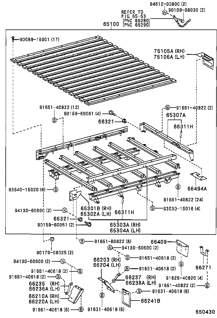 65100-YZC01 FLOOR ASSY, REAR BODY product image
