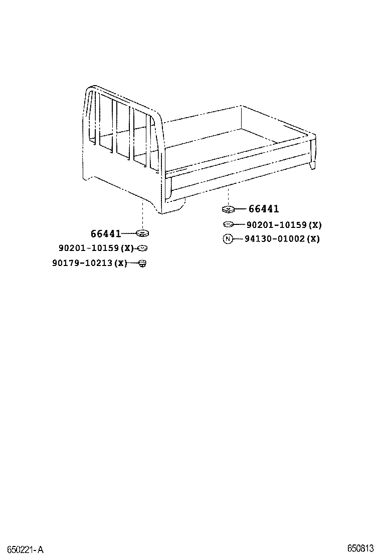 66471-37250 REINFORCEMENT, FRAME U BOLT product image