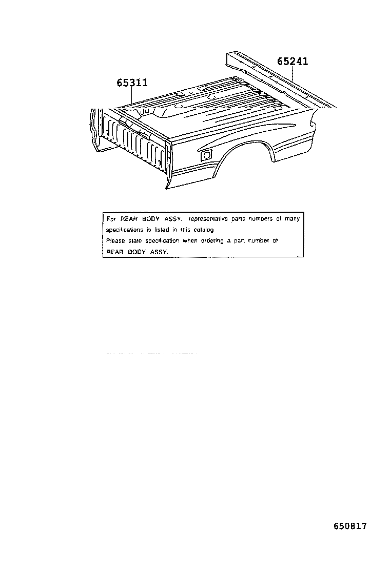 65150-0C021 SILL ASSY, CROSS, NO.1 product image