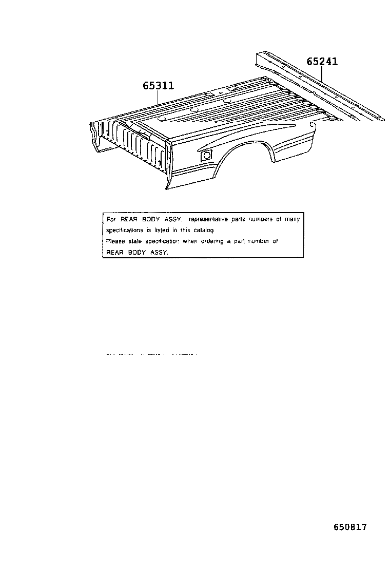 65150-0C021 SILL ASSY, CROSS, NO.1 product image