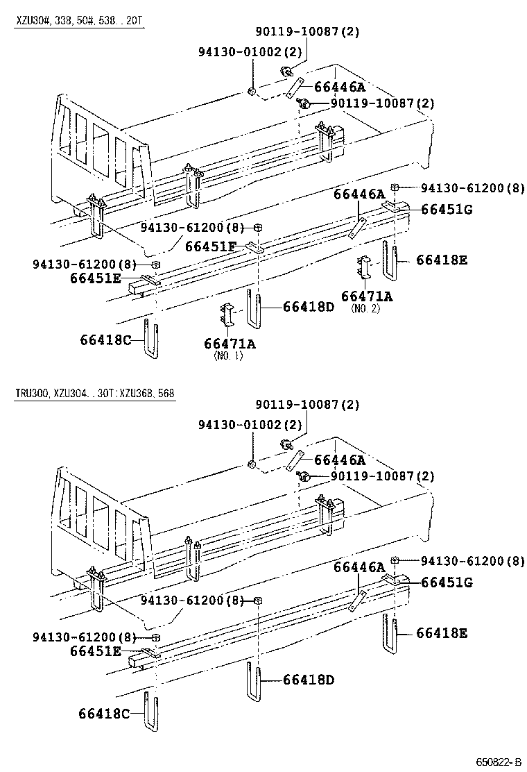 66471-37250 REINFORCEMENT, FRAME U BOLT product image