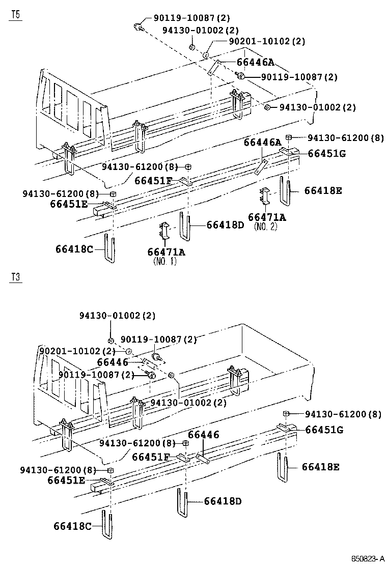 66471-37250 REINFORCEMENT, FRAME U BOLT product image