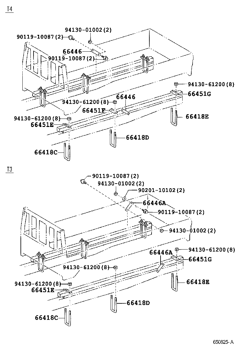 66471-37250 REINFORCEMENT, FRAME U BOLT product image