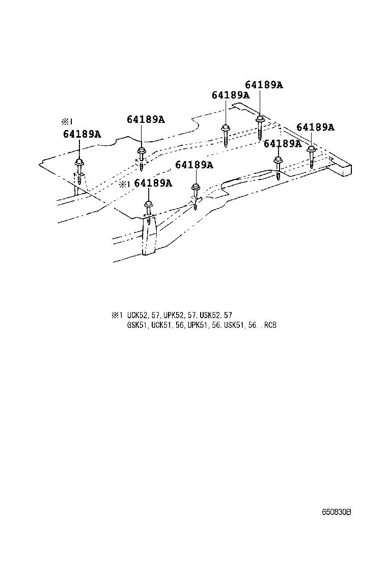 Toyota 90119-A0226 BOLT, REAR BODY MOUNTING