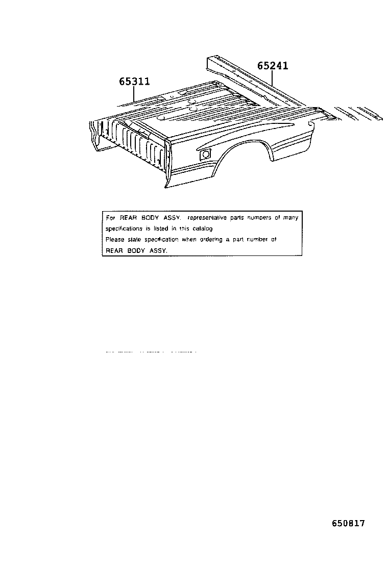 65150-0C021 SILL ASSY, CROSS, NO.1 product image