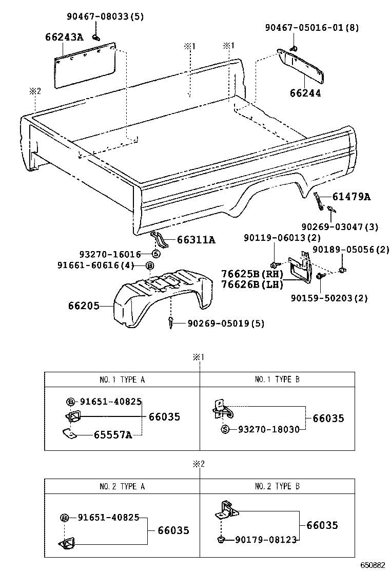 65100-27140 FLOOR ASSY, REAR BODY product image