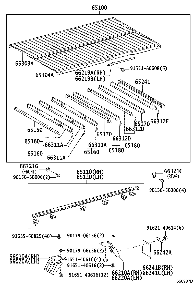 65100-25B50 FLOOR ASSY, REAR BODY product image