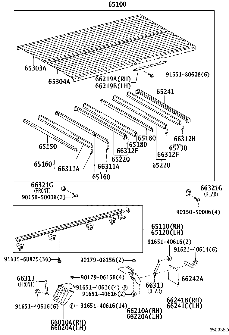 65100-25B50 FLOOR ASSY, REAR BODY product image