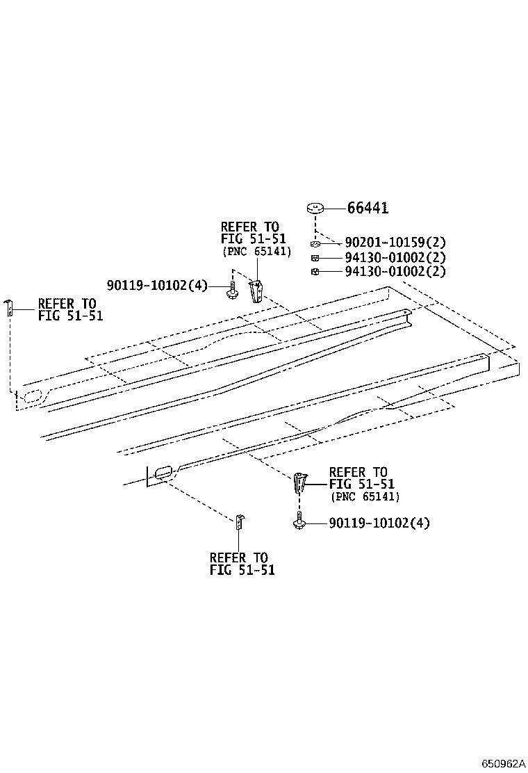 66446-37190 BRACE, FRAME FLOOR product image