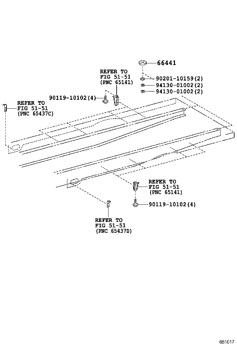 66471-37320 REINFORCEMENT, FRAME U BOLT product image