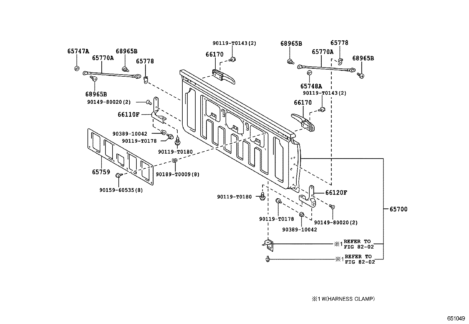 58227-0K031 COVER, HEADER PANEL, NO.1 product image