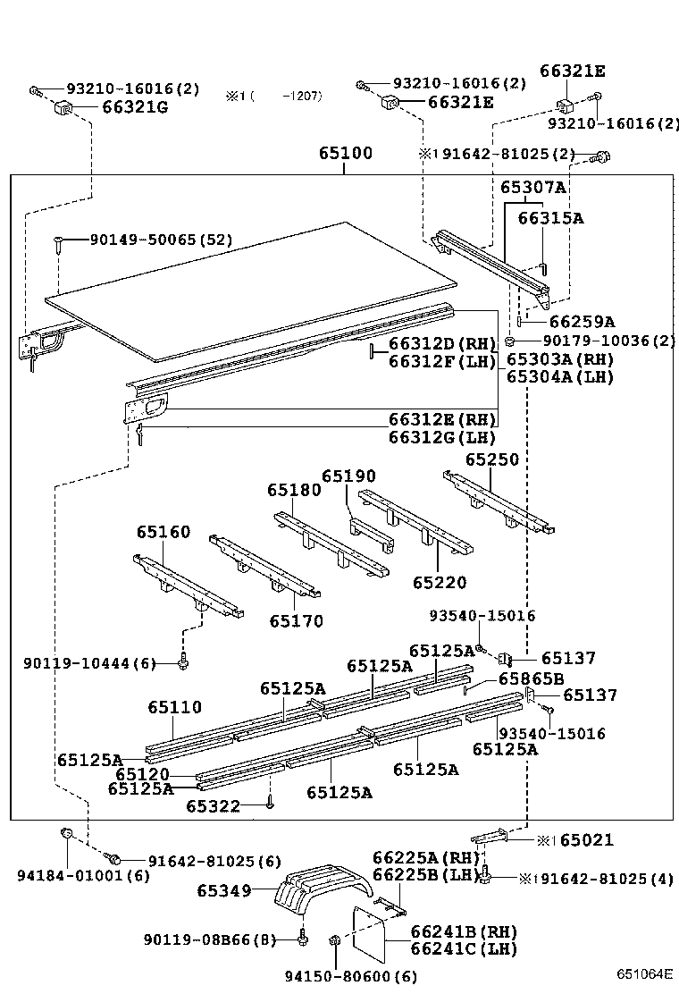 65100-3VM32 FLOOR ASSY, REAR BODY product image