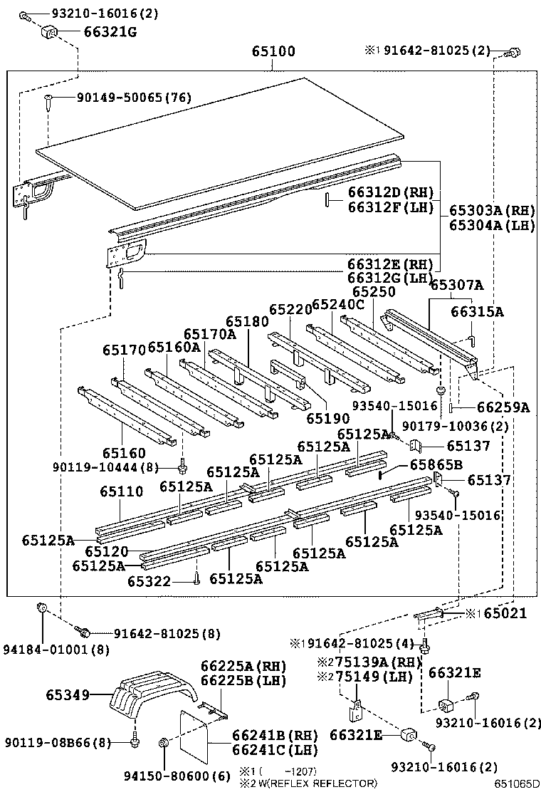 65100-3VM32 FLOOR ASSY, REAR BODY product image