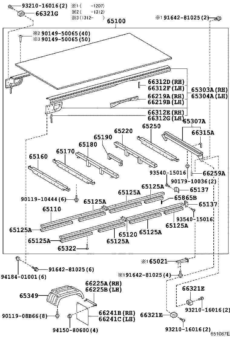 65100-3VM32 FLOOR ASSY, REAR BODY product image