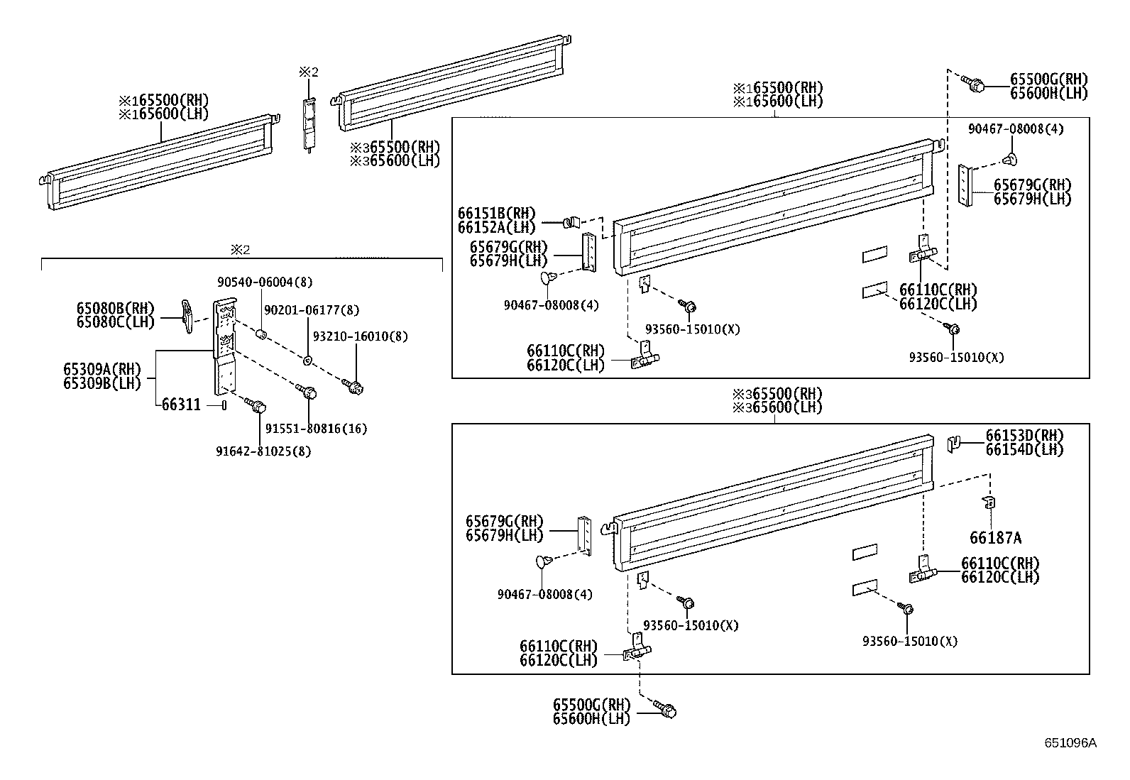 65660-37102 PANEL ASSY, REAR BODY SIDE, RH product image