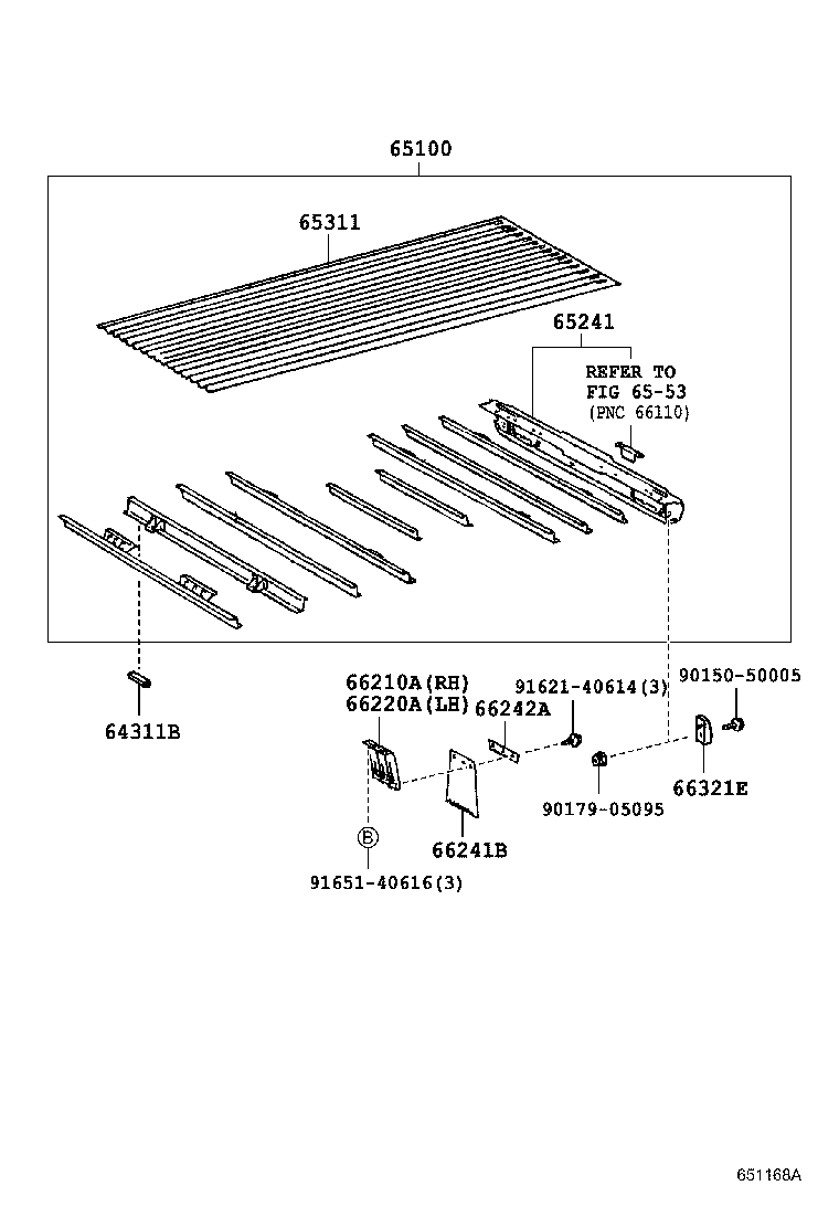 65100-26090 FLOOR ASSY, REAR BODY product image