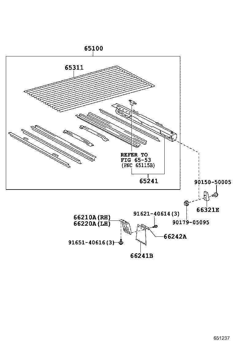 65100-25610 FLOOR ASSY, REAR BODY product image