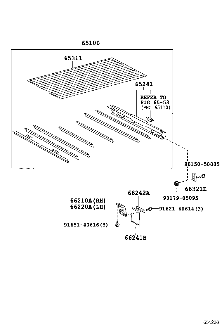 65100-25610 FLOOR ASSY, REAR BODY product image