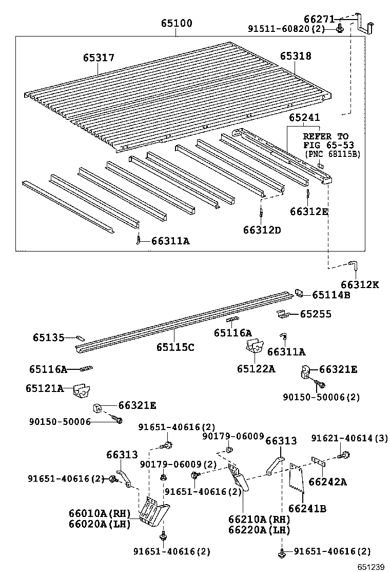 65100-25610 FLOOR ASSY, REAR BODY product image