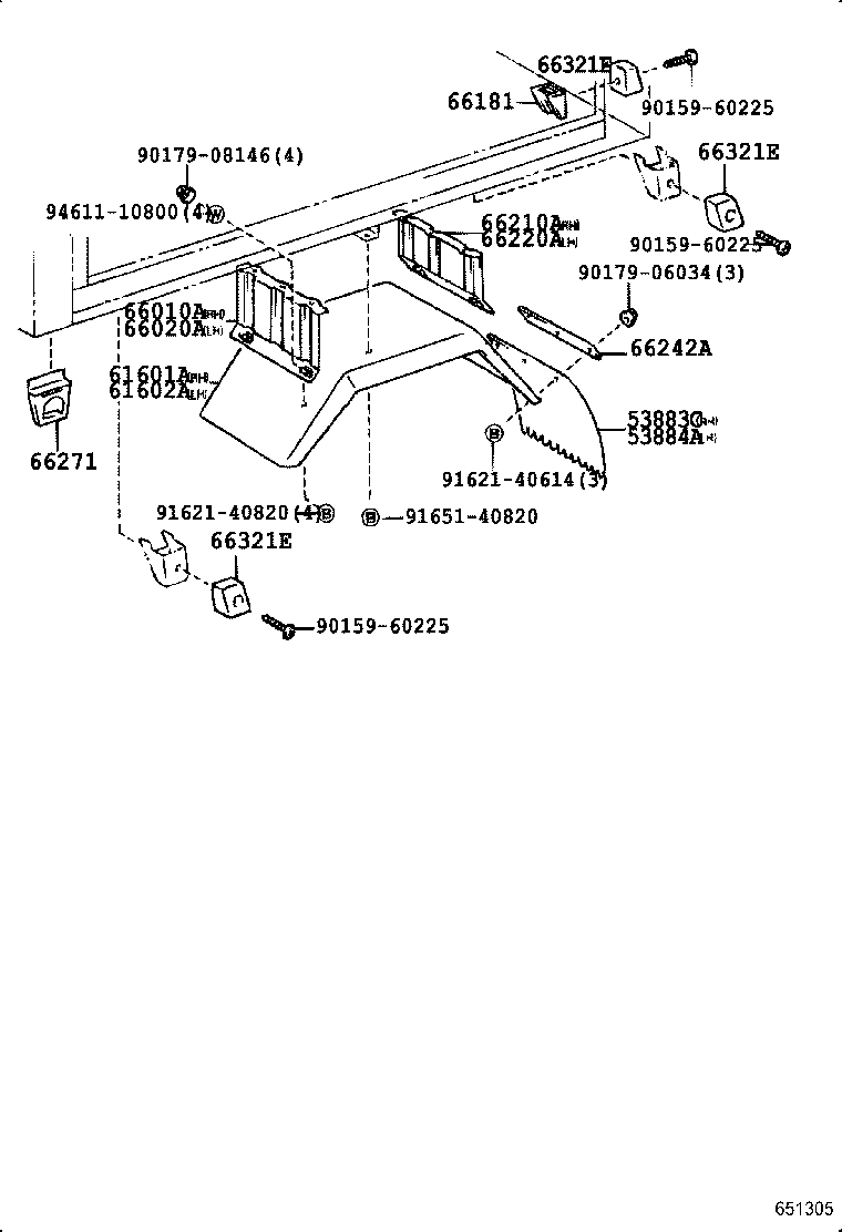 65100-37010 FLOOR ASSY, REAR BODY product image