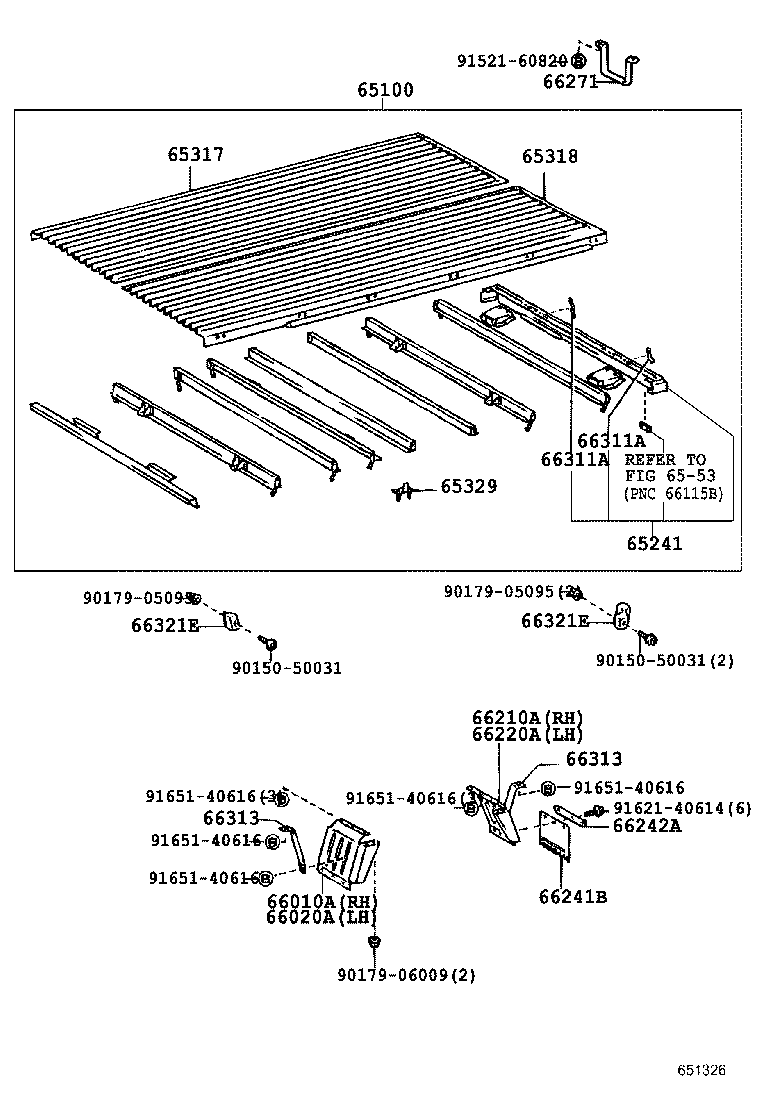 65100-26090 FLOOR ASSY, REAR BODY product image