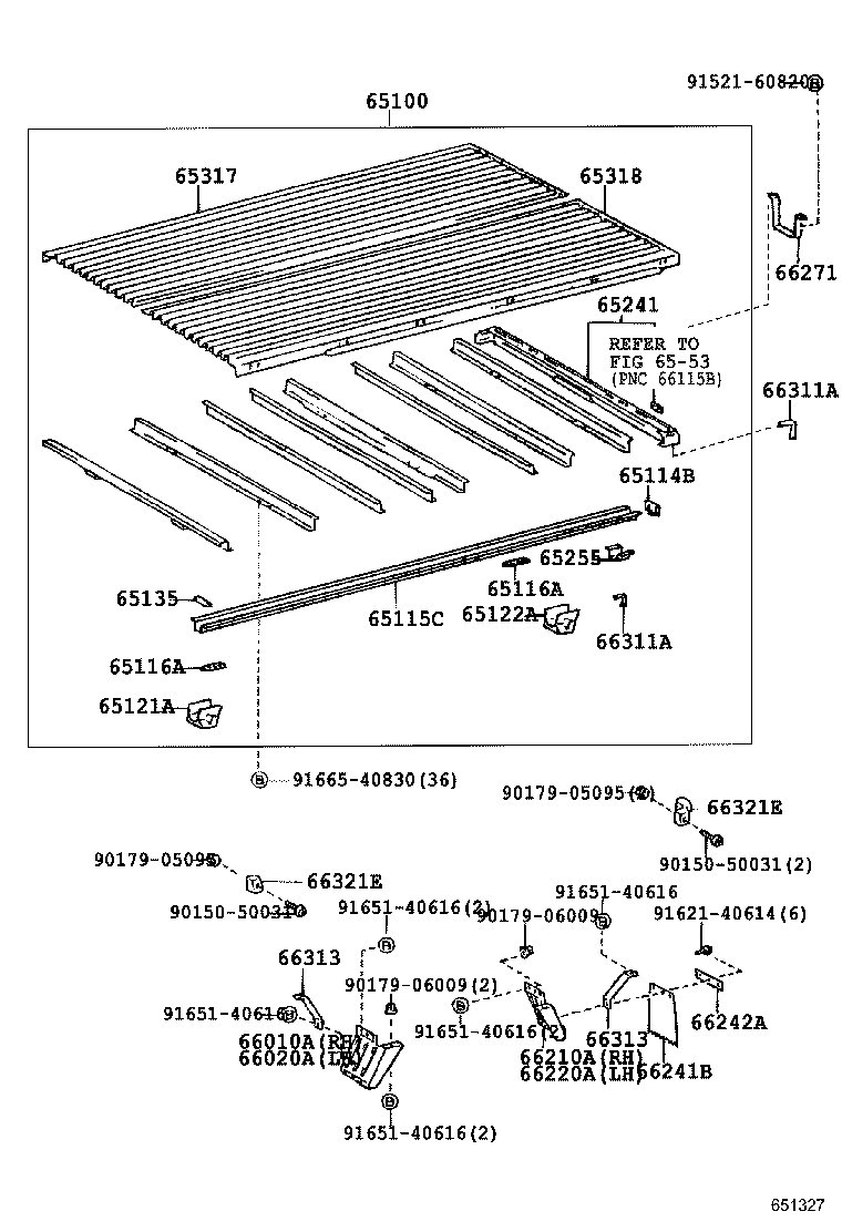 65100-26090 FLOOR ASSY, REAR BODY product image