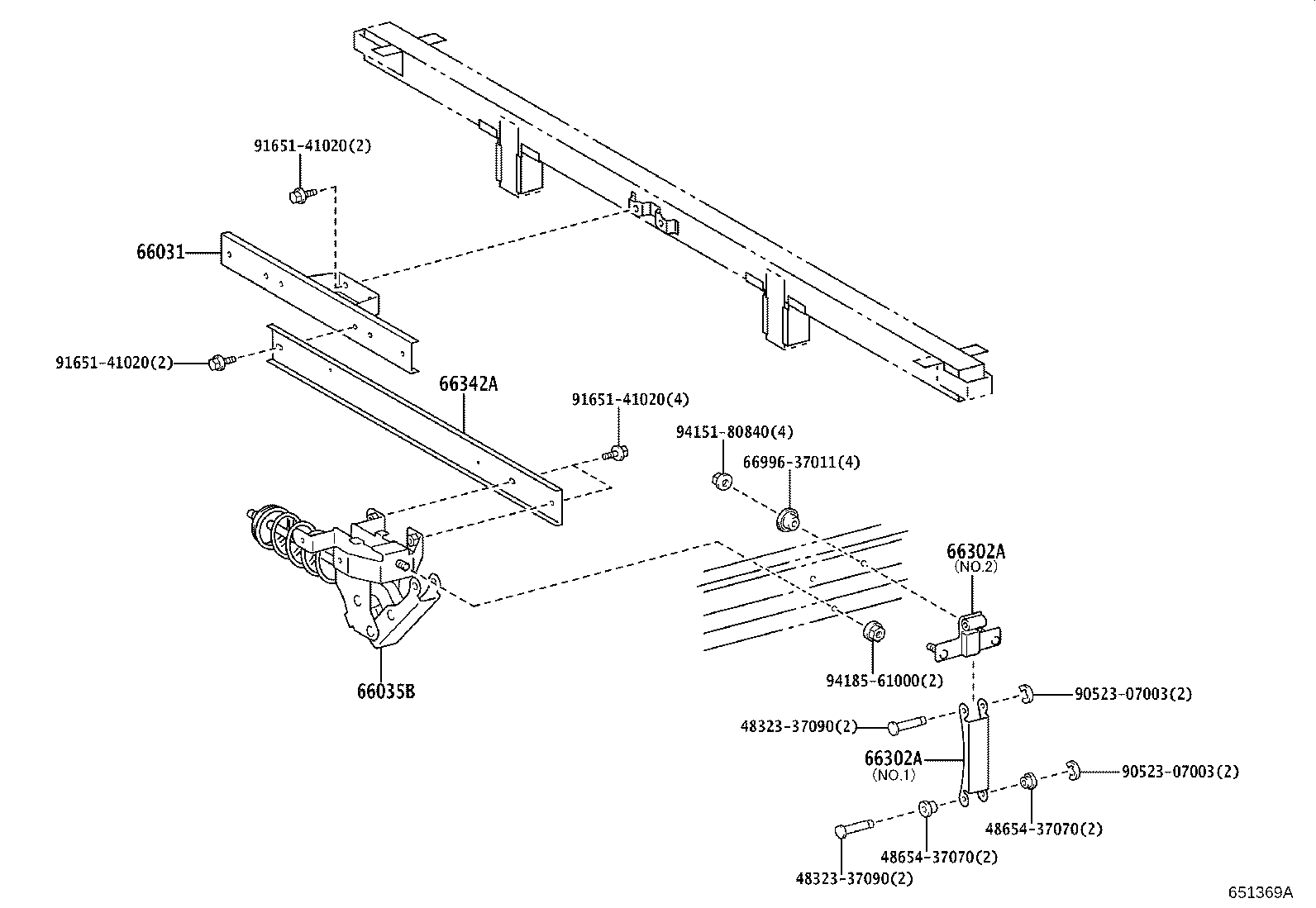 65660-37102 PANEL ASSY, REAR BODY SIDE, RH product image