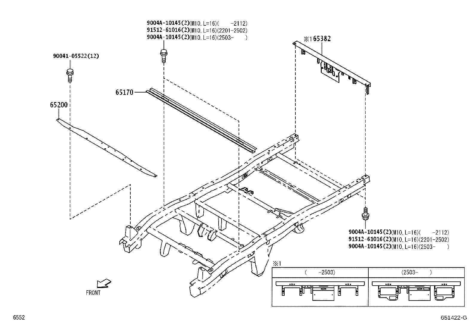 65008-BZ021 FLOOR ASSY, REAR BODY product image