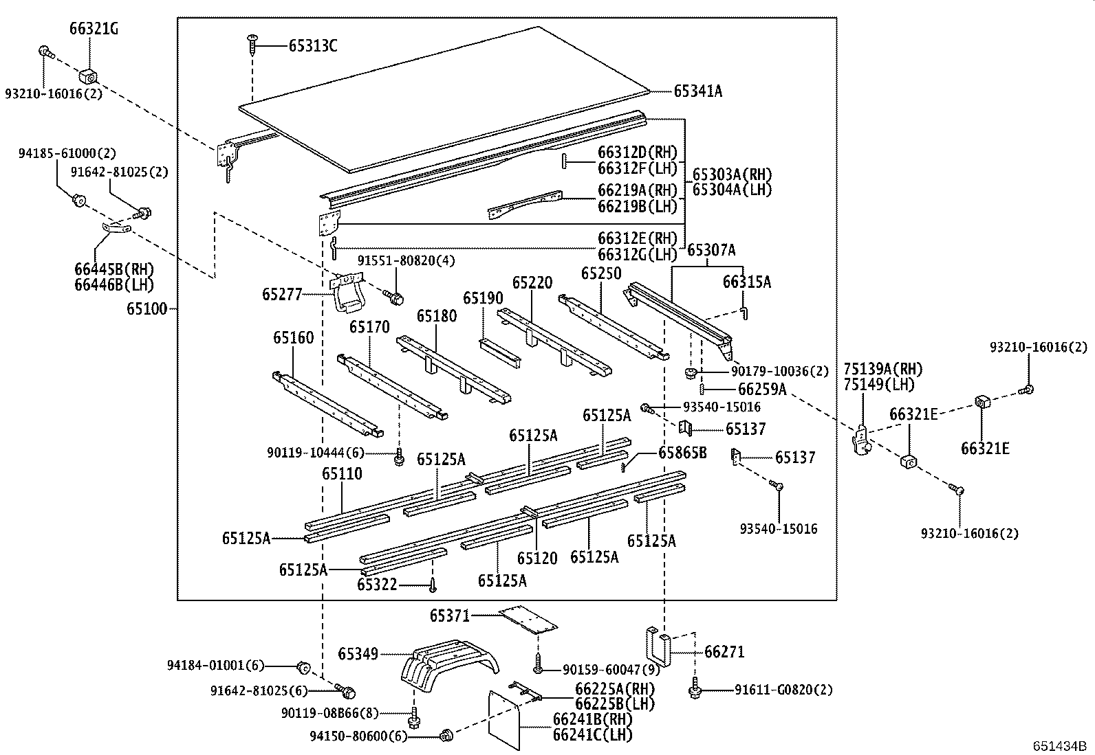 65100-3VM41 FLOOR ASSY, REAR BODY product image