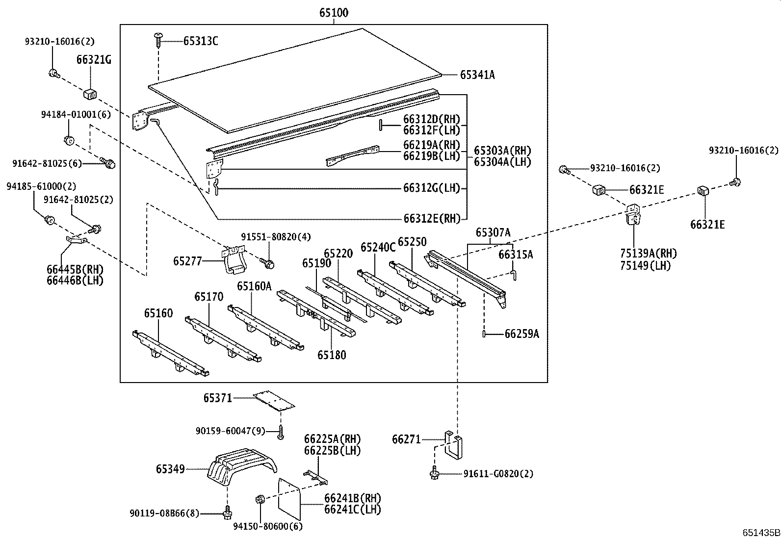 65100-3VM41 FLOOR ASSY, REAR BODY product image