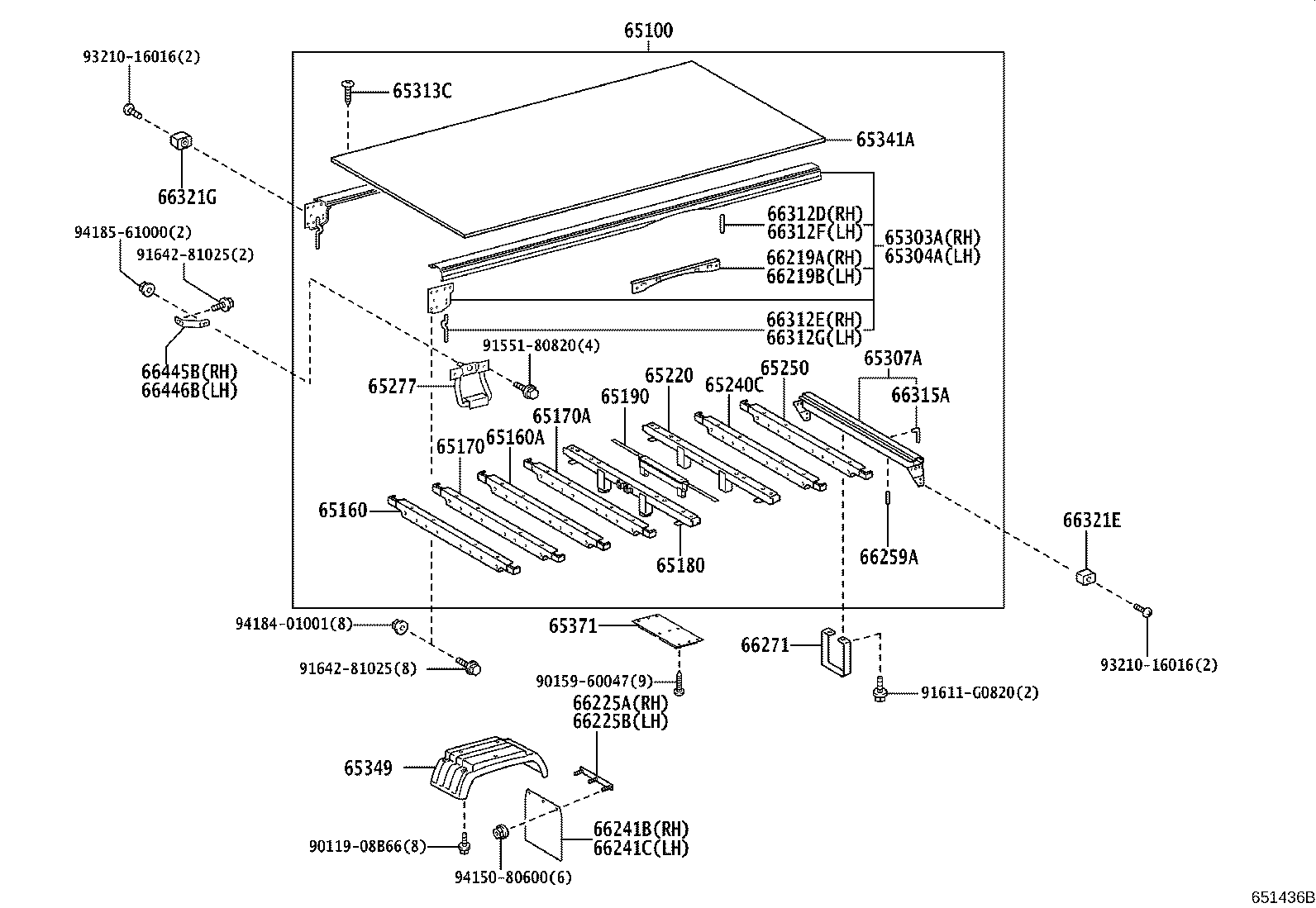 65100-3VM41 FLOOR ASSY, REAR BODY product image