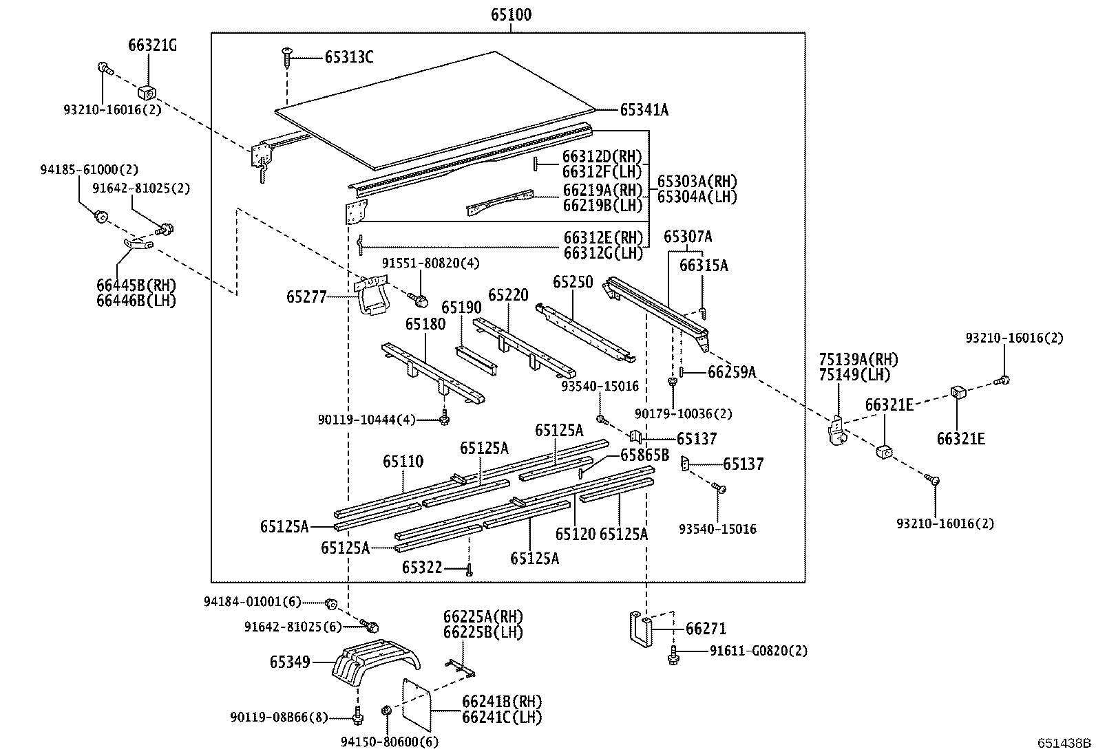 65100-3VM41 FLOOR ASSY, REAR BODY product image
