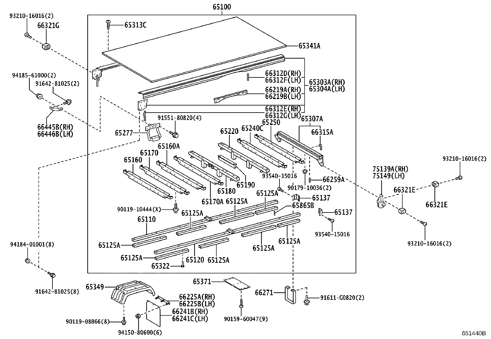 65100-3VW40 FLOOR ASSY, REAR BODY product image