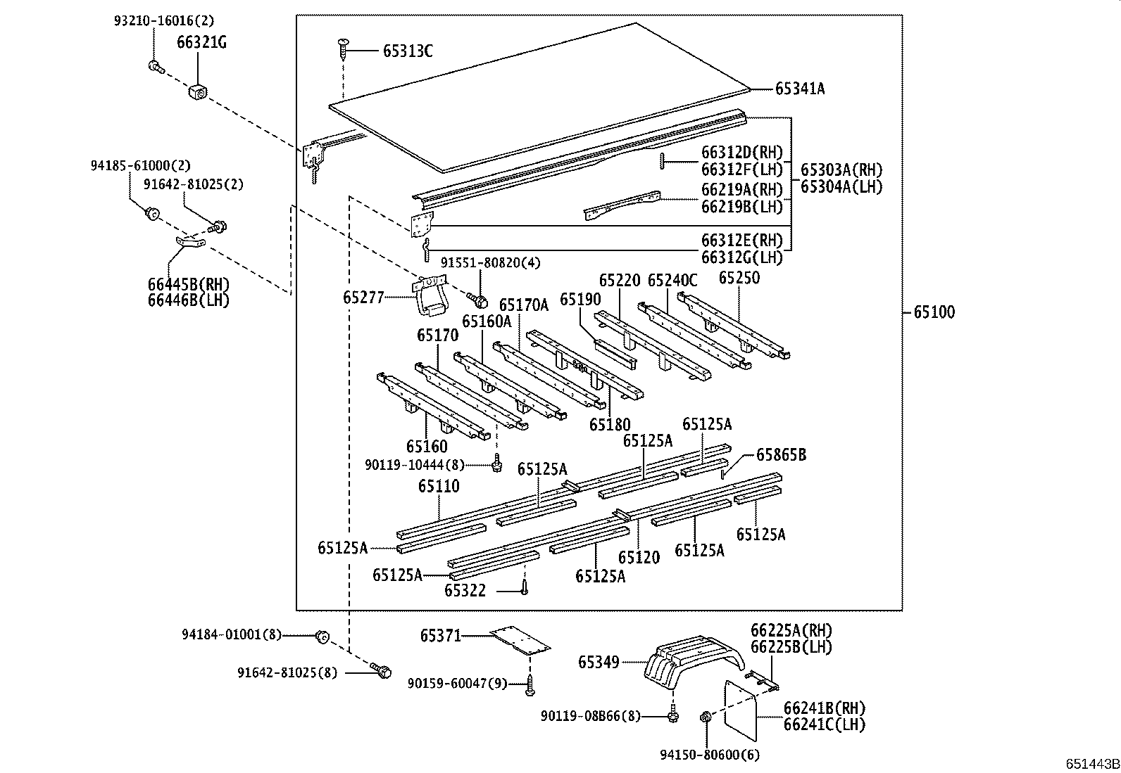 65100-3VM41 FLOOR ASSY, REAR BODY product image