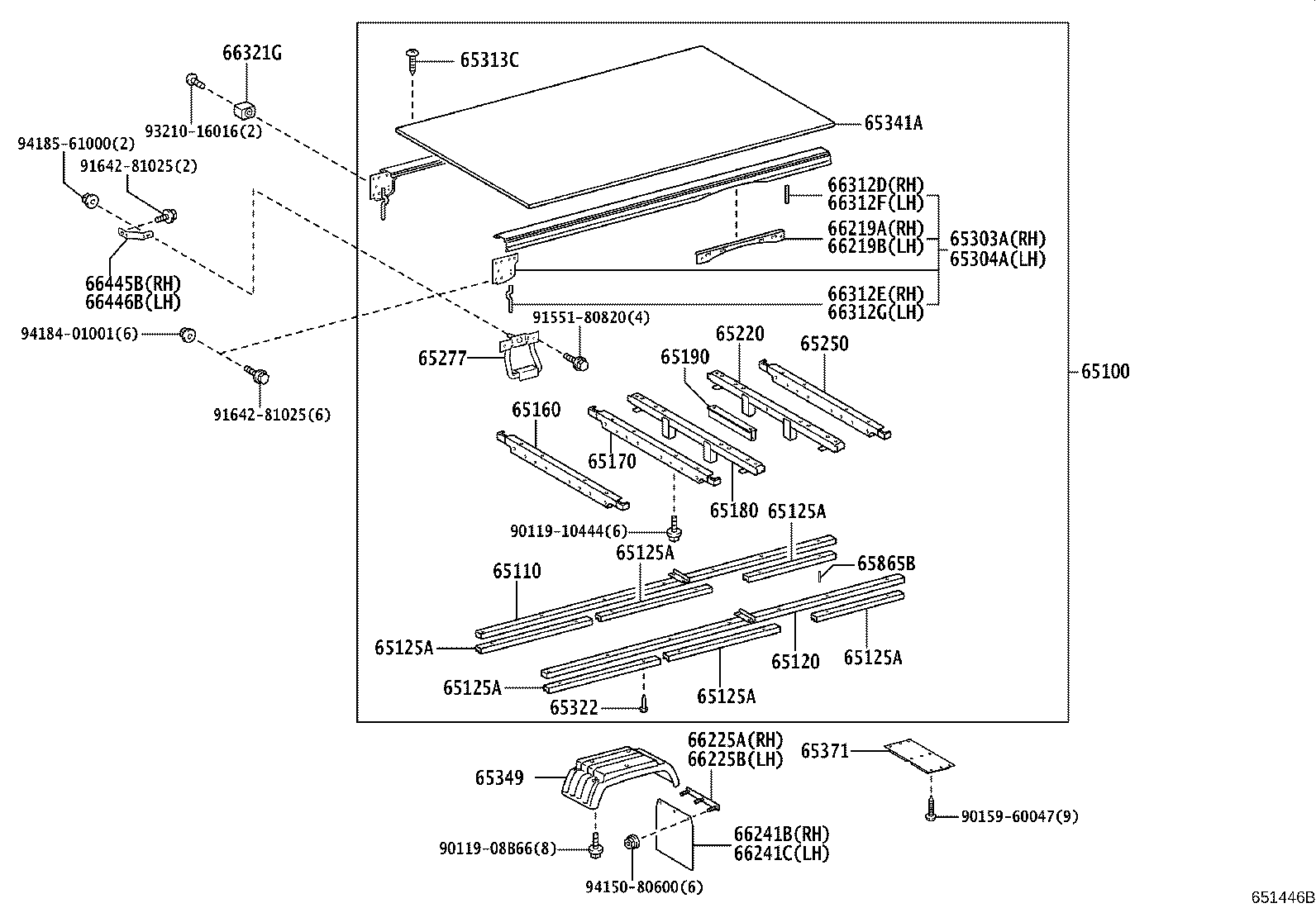 65100-3VM41 FLOOR ASSY, REAR BODY product image