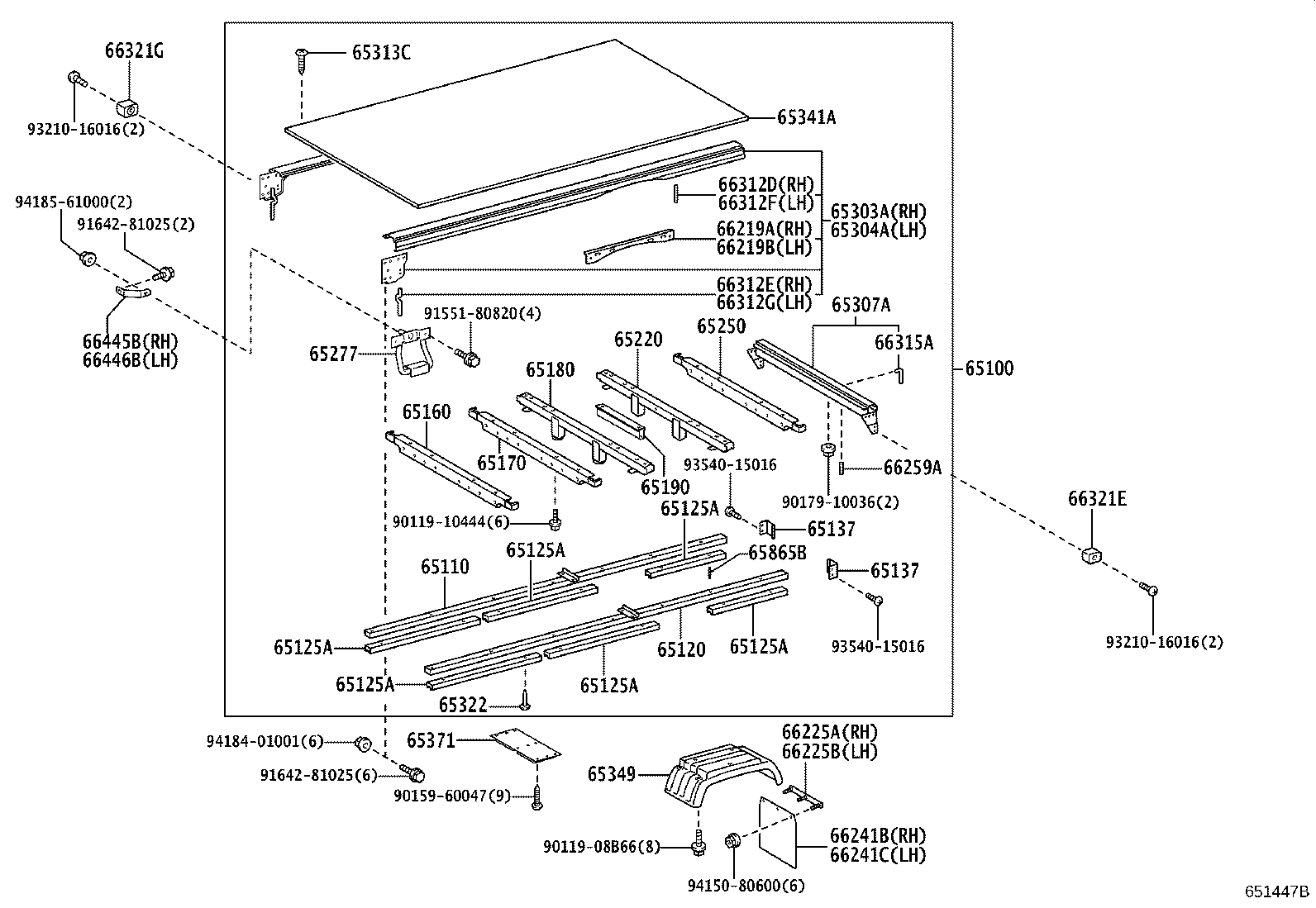 65100-3VM41 FLOOR ASSY, REAR BODY product image