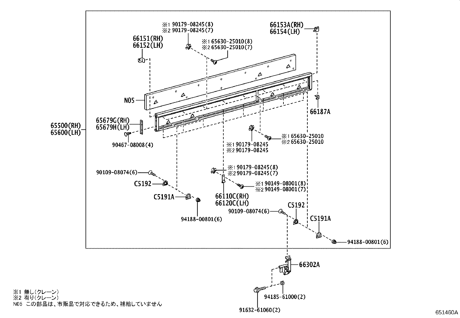 65500-37D41 PANEL ASSY, REAR BODY SIDE, RH product image