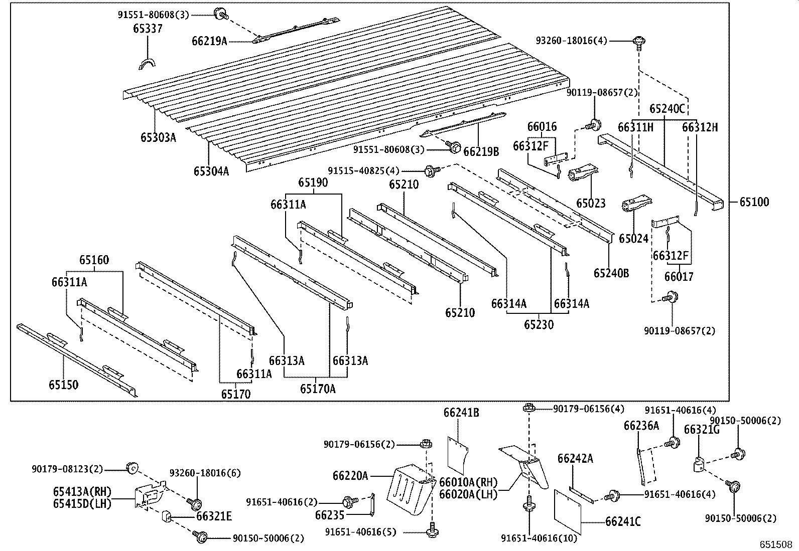 65100-25F60 FLOOR ASSY, REAR BODY product image