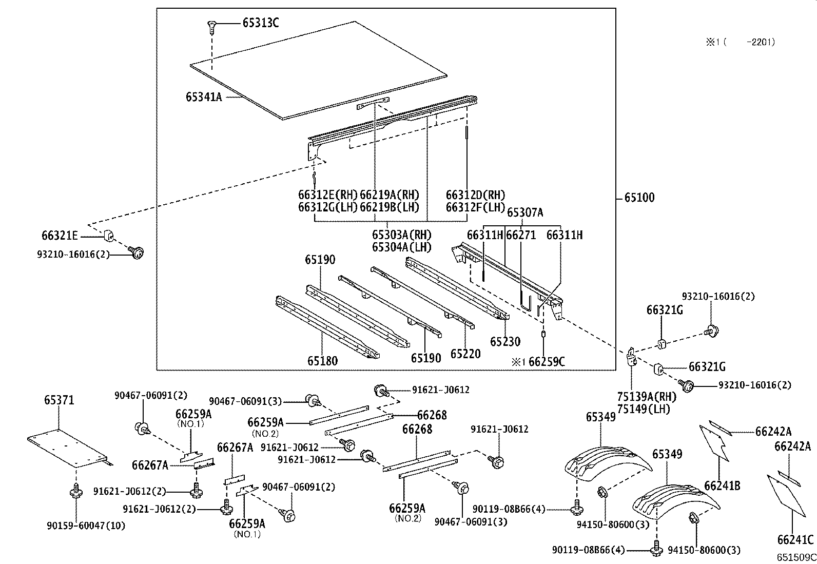 65100-25F12 FLOOR ASSY, REAR BODY product image
