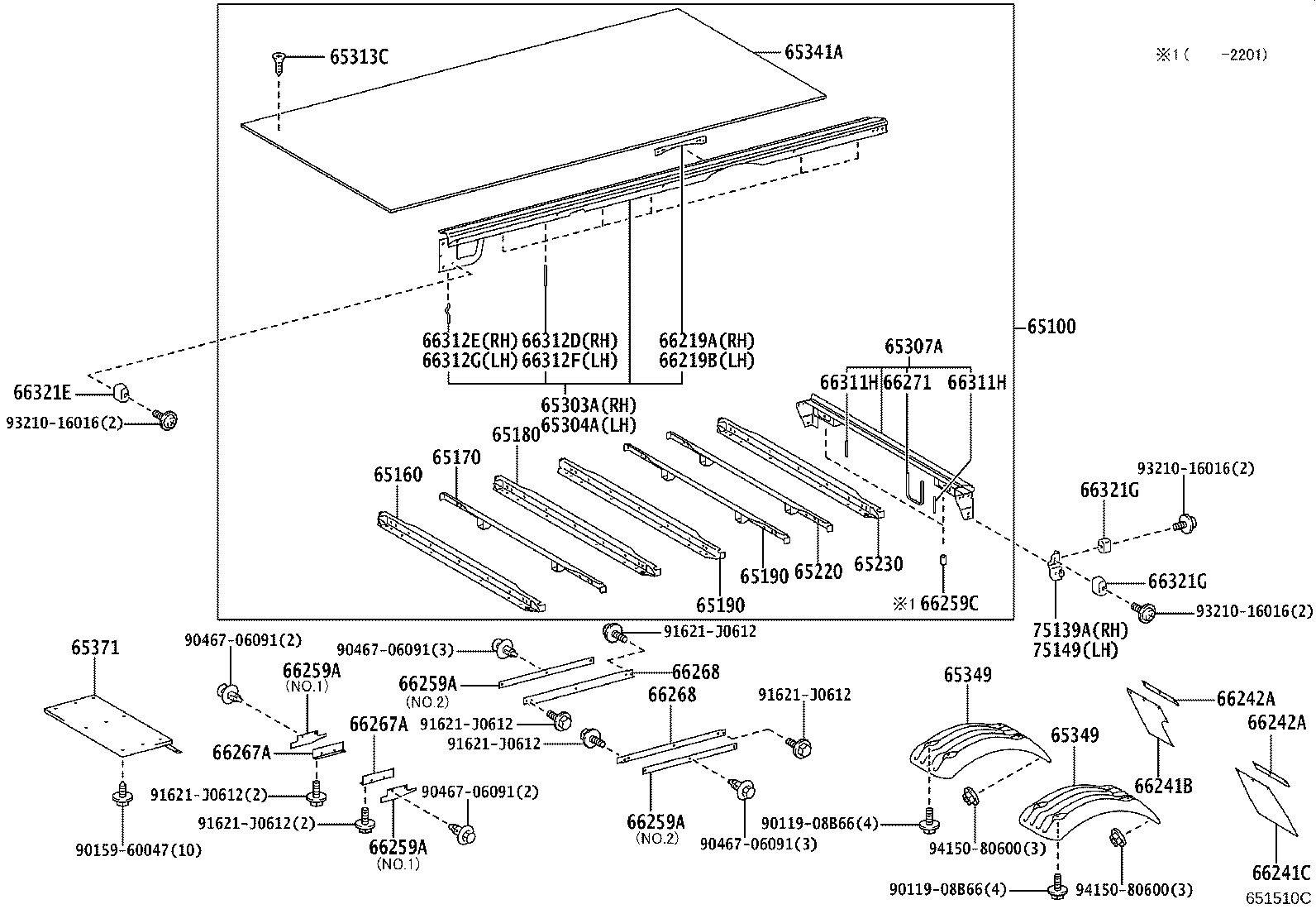 65100-25F12 FLOOR ASSY, REAR BODY product image
