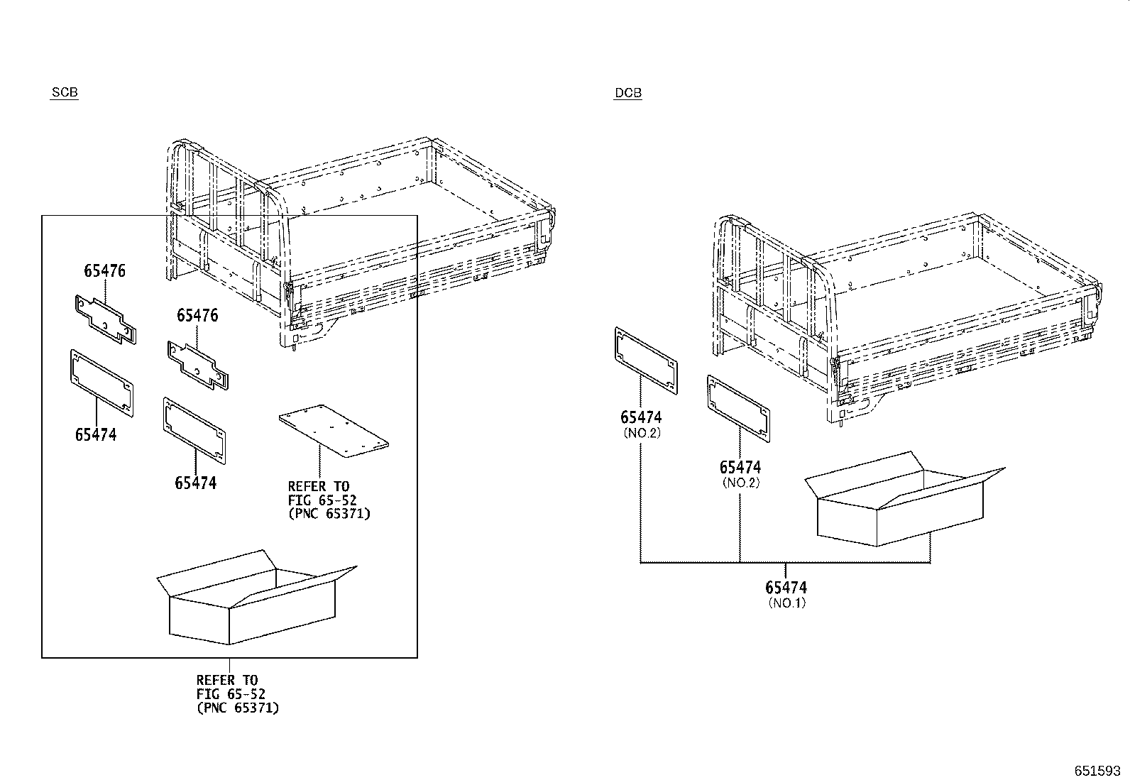 65700-37261 GATE ASSY, REAR BODY TAIL product image