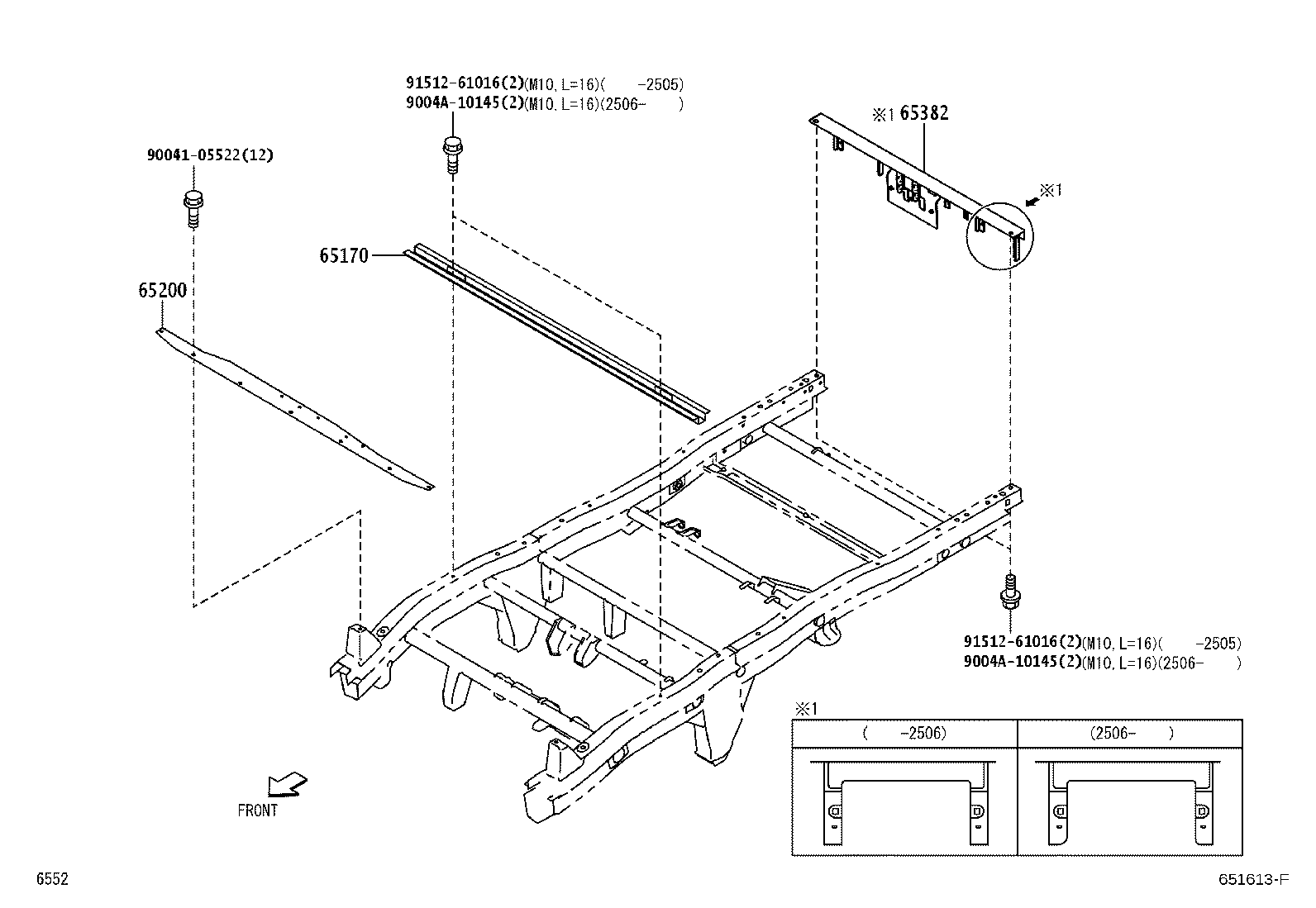 65008-BZ030 FLOOR ASSY, REAR BODY product image