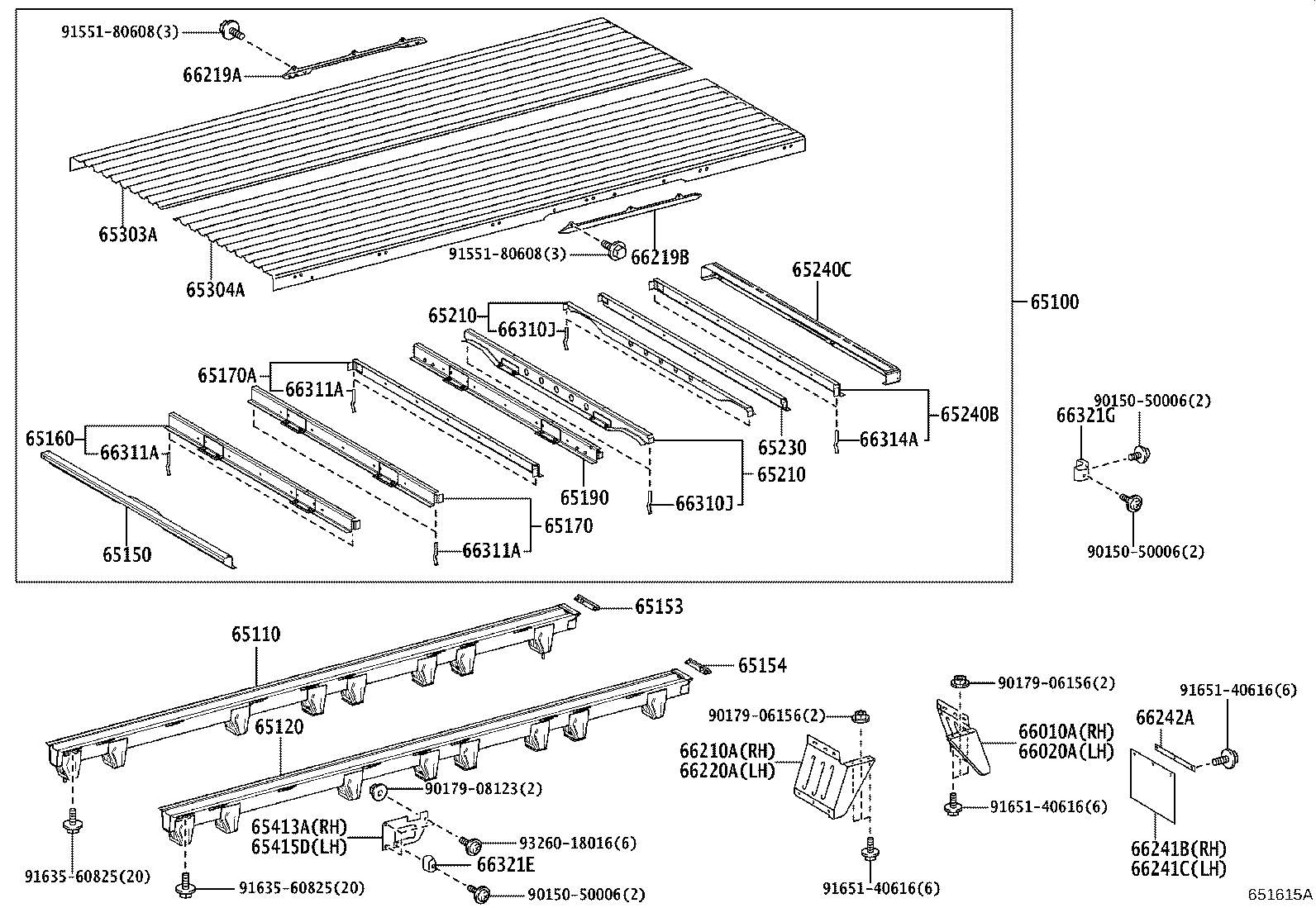 65100-25F60 FLOOR ASSY, REAR BODY product image
