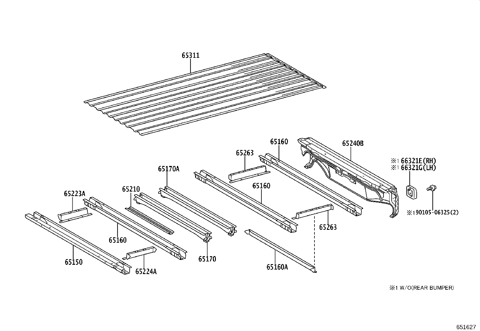 65317-0K080 PANEL, FLOOR SIDE, RH product image